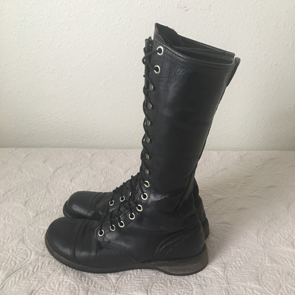 RALLY RIDER Other - Vintage Lace Up Motorcycle Boots Rare RALLY RIDER